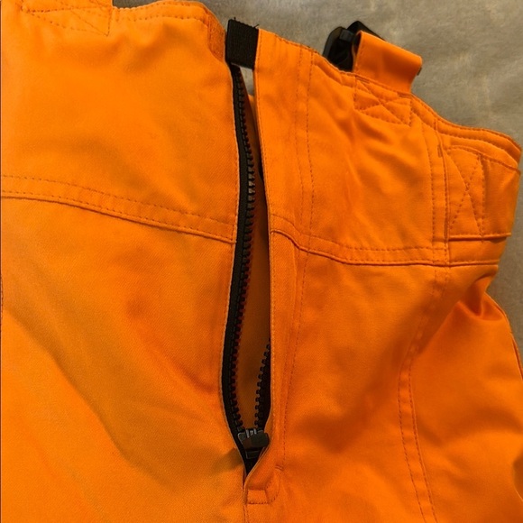 Obermeyer Orange Ski Bib Overalls Insulated Weather-Resistant Size 4 - Picture 8 of 11